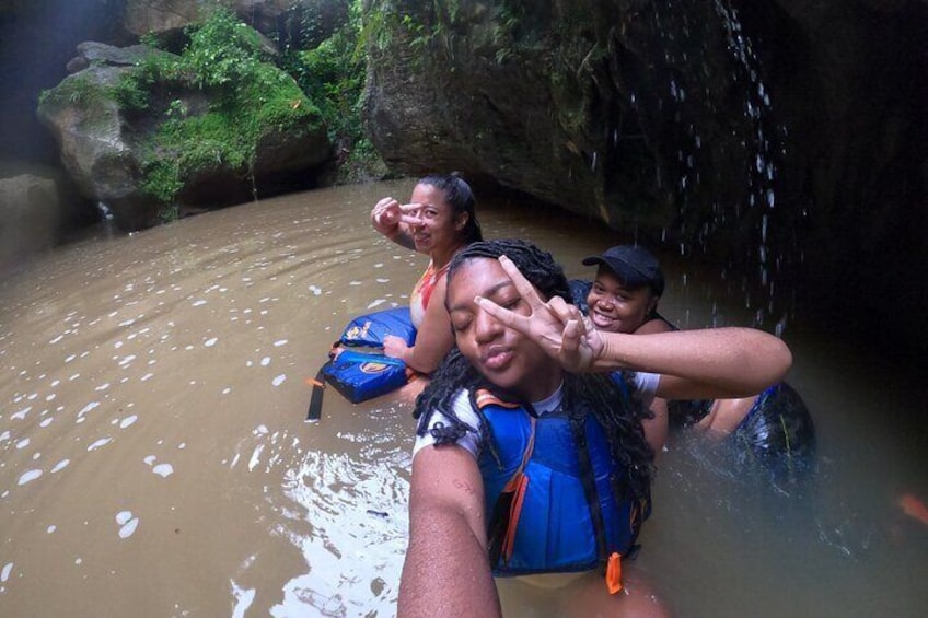 Rainforest Caves and Waterfalls Exploration with Transportation 