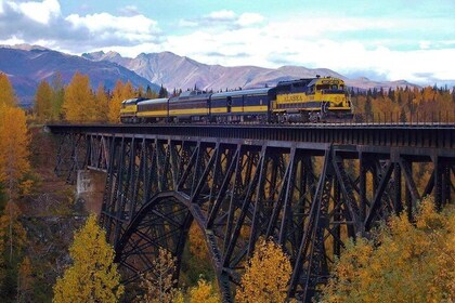Alaska Railroad Hurricane Turn RoundTrip Talkeetna - Hurricane Flagstop Sam...