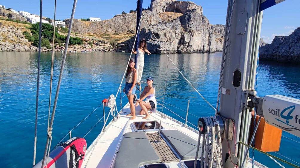 Picture 6 for Activity Rhodes Town: Private Sailing Cruise with Swim Stops & Meal