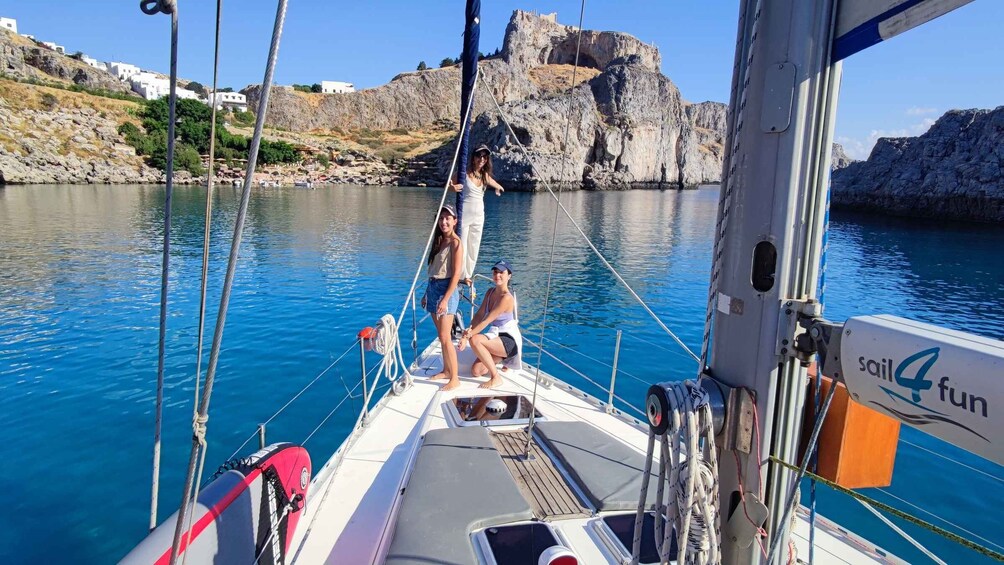 Picture 6 for Activity Rhodes Town: Private Sailing Cruise with Swim Stops & Meal