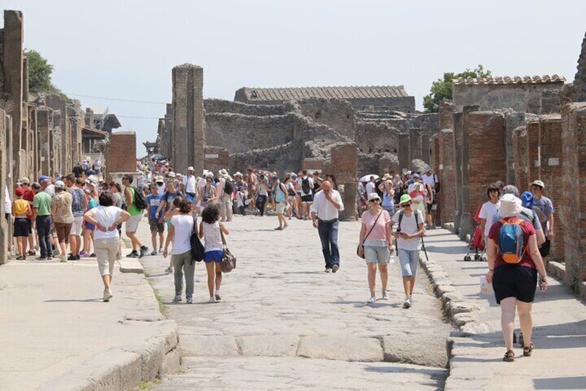 Pompeii Sorrento and Amalfi Coast group tour