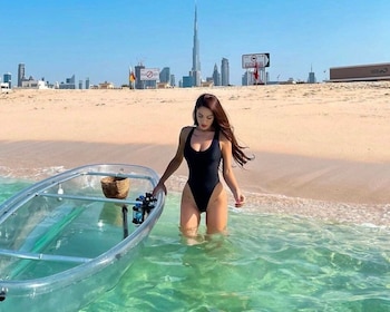 Dubaï : Expérience de kayak en eaux claires avec vue sur Burj Khalifa