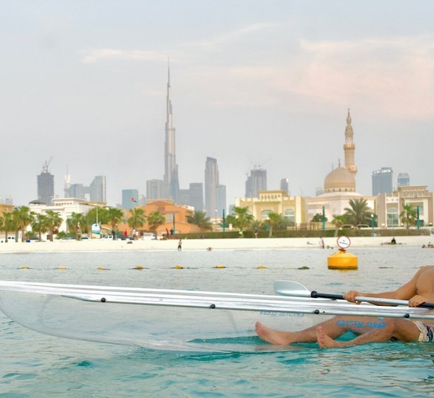 Picture 6 for Activity Dubai: Clear Kayaking Experience with Burj Khalifa View