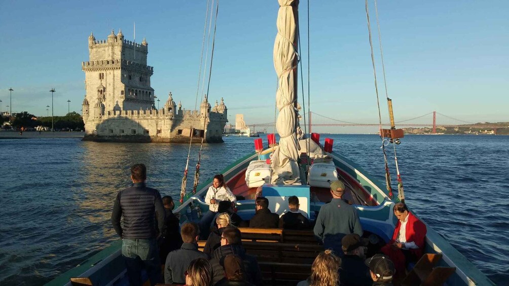 Picture 7 for Activity Lisbon: River Tagus Sightseeing Cruise in Traditional Vessel