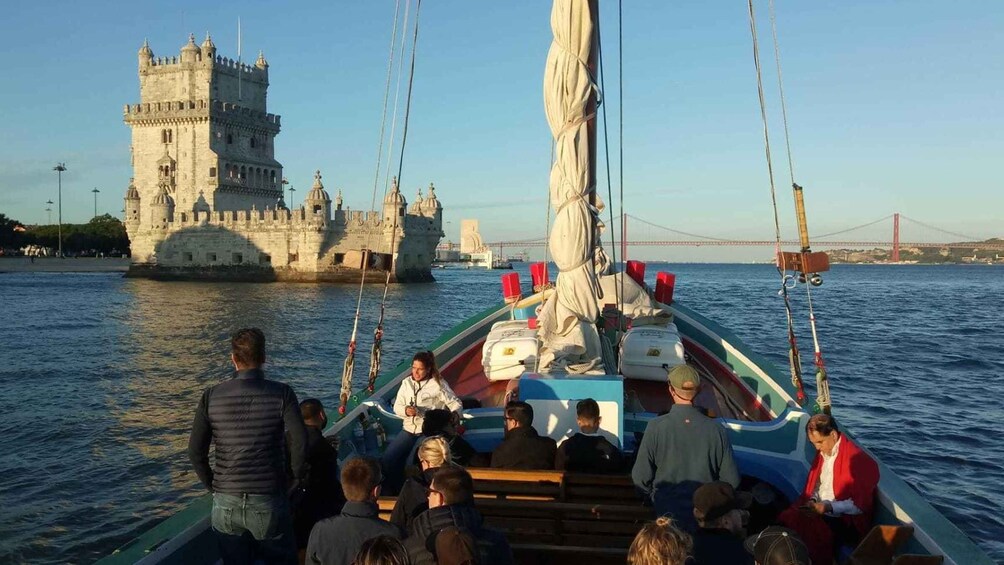 Picture 7 for Activity Lisbon: River Tagus Sightseeing Cruise in Traditional Vessel