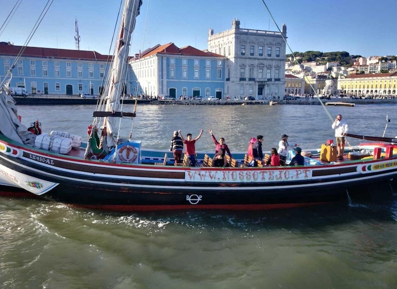 Picture 5 for Activity Lisbon: River Tagus Sightseeing Cruise in Traditional Vessel