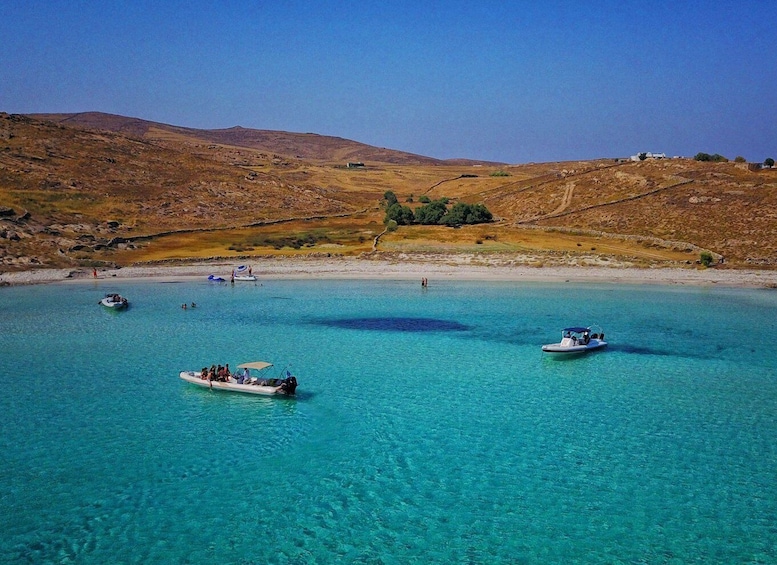 Picture 3 for Activity From Naousa: Private Cruise to Delos and Rhenia Island