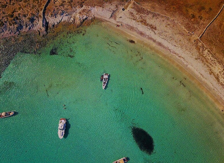 Private boat cruise to Delos and Rhenia Island