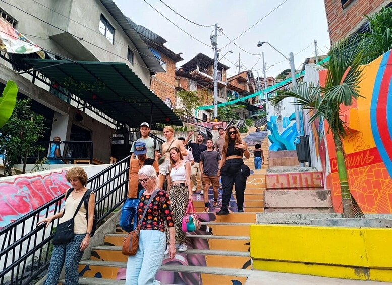 Picture 3 for Activity Medellín: Comuna 13 Graffiti Tour w/Street Food & Cable Car