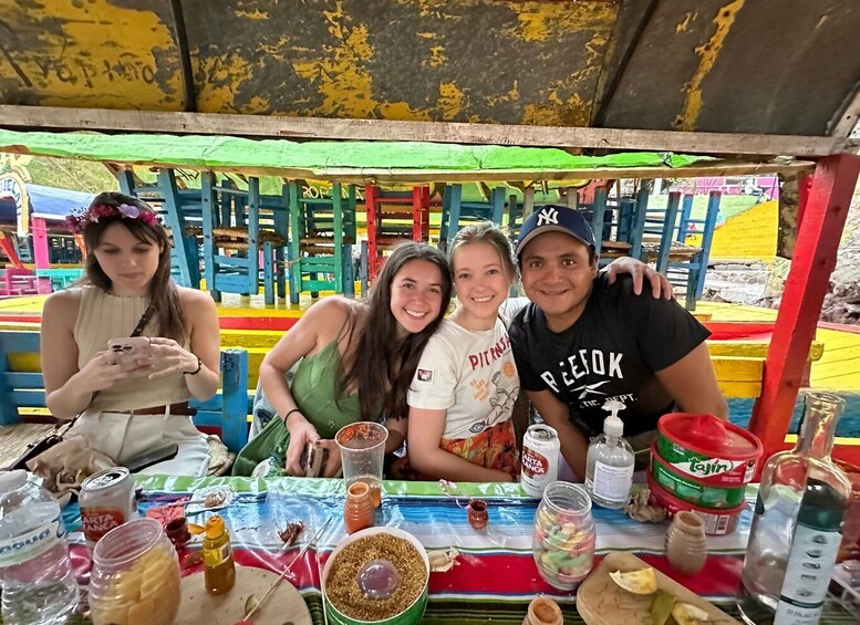 Picture 1 for Activity Mexico City: Xochimilco Boat Tour with Meal and Drinks