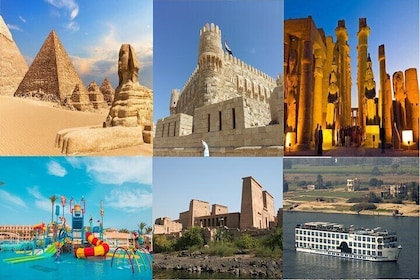 10 Days Cairo Alexandria Aswan Luxor Hurghada by flight Tour Pack