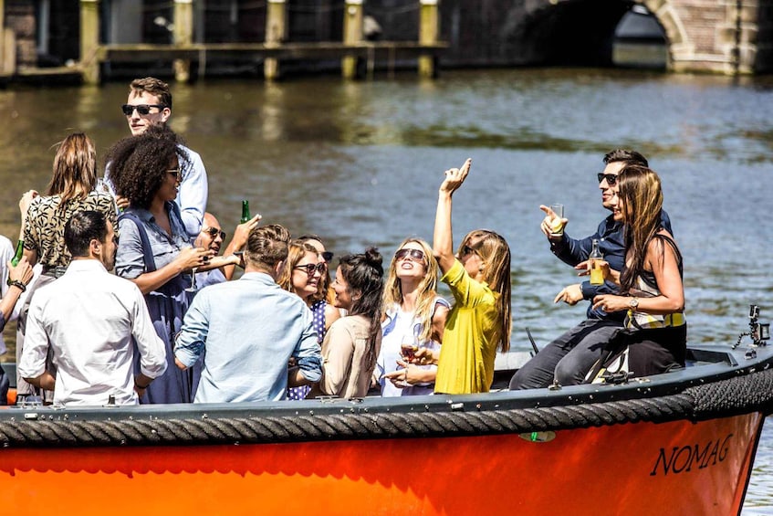 Picture 4 for Activity Amsterdam: Canal Belt Private Beer Boat Tour