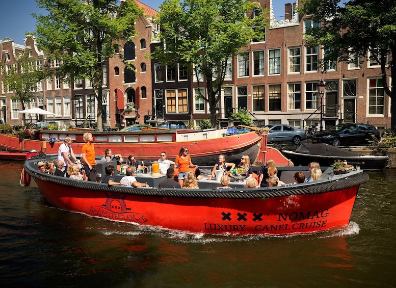 Picture 1 for Activity Amsterdam: Canal Belt Private Beer Boat Tour