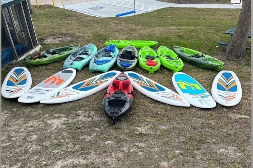 Kayak/paddle board rentals and guide services