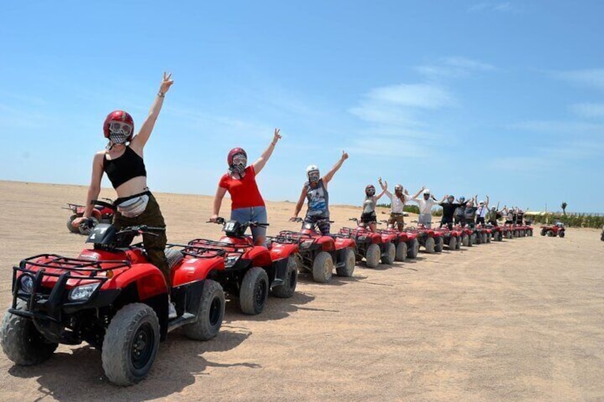 ATV Quad Adventure with Echo Mountain at Sharm Desert 