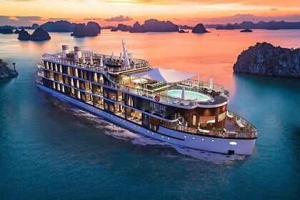 Heritage Cruises Best Luxury Cruise to Halong and Lan Ha Bay 2D1N