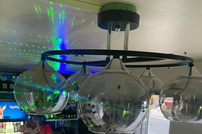 Inside view of the bar light