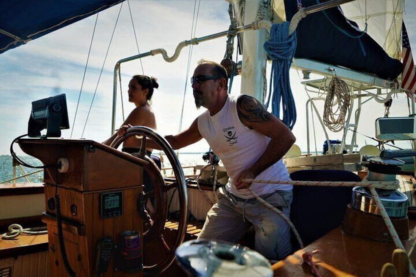 Private Full Day Sail and Snorkel on a Classic Sailing in St John