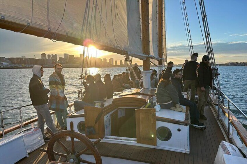 Sunset Sailing Cruise on a Tall Ship in Boston Harbor