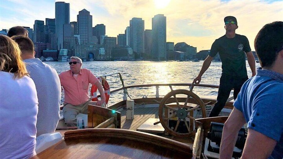 Sunset Sailing Cruise on a Tall Ship in Boston Harbor