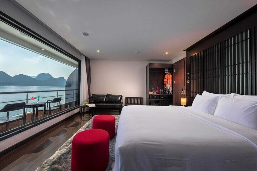 Scarlet Pearl Cruises - BEST Luxury Halong Bay & Lan Ha Bay Trip 2Days 1Night