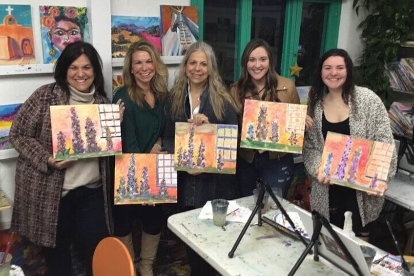 Experience of 2 Hour Painting Class in Santa Fe
