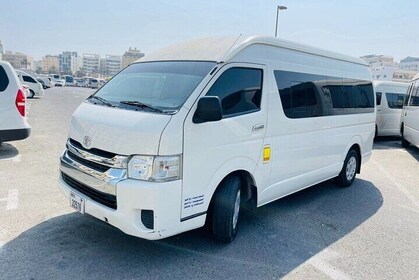 10 Seater Toyota Haice Tourist MiniVan Rental Dubai