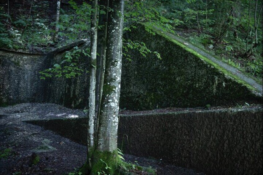 Ruins of Hitler's former Berghof home. 
Copyright Dan Winters Photography.
