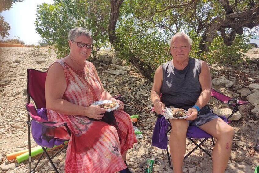 Fishing and Grilling at Donkey Beach