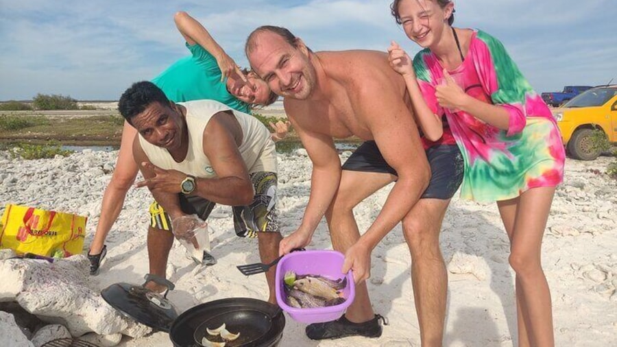 Fishing and Grilling at Donkey Beach