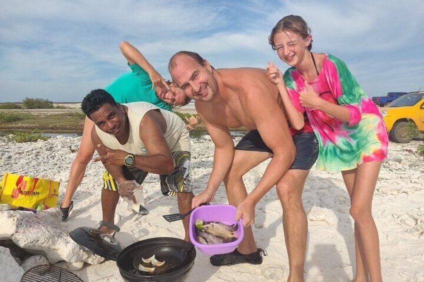 Fishing and Grilling at Donkey Beach