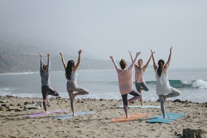 Yoga Session at Pink Beach