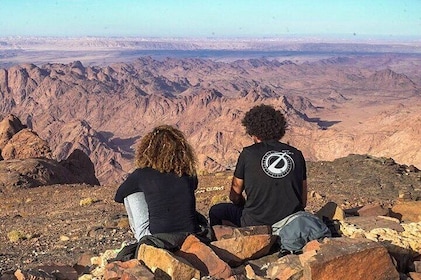 St Catherine's Monastery and the Summit of Mount Sinai from Sharm