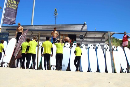 Lisbonne : leçon de surf d'une heure et demie