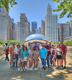 Chicago: Best of Attractions Walking Tour + Fahrrad/Kajakverleih