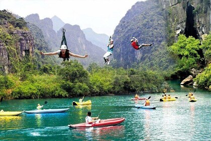 Paradise Cave and Dark Cave full day tour - Phong Nha National Park