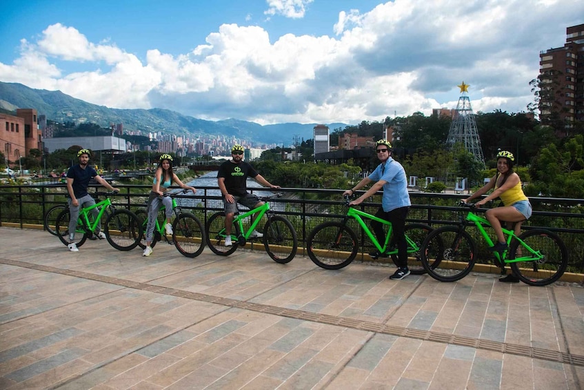 Picture 1 for Activity Medellin: Bike City Tour with Local Food and Drink Tastings