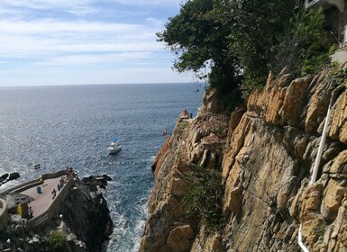 * Yksityinen edestakainen kuljetuspalvelu: Quebrada Cliff-Dive Watching