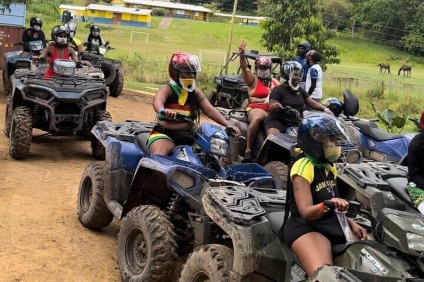Montego Bay ATV tour with Shopping & Margarittaville options