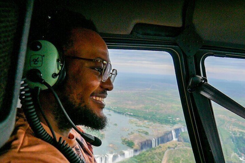 Helicopter Scenic Flight over Victoria Falls