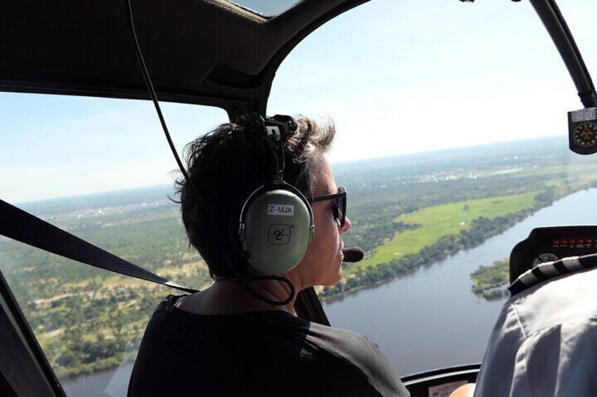 Helicopter Scenic Flight over Victoria Falls