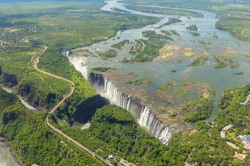 Helicopter Scenic Flight over Victoria Falls