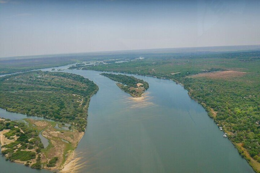 Helicopter Scenic Flight over Victoria Falls