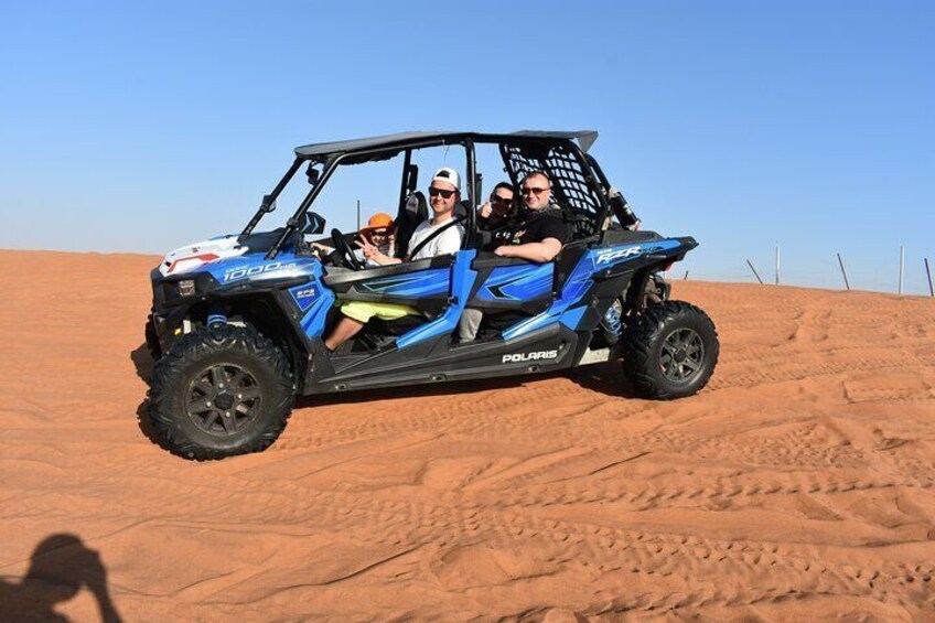 Polaris RZR 1000cc self drive 4 seats Camel Ride and Sandboarding