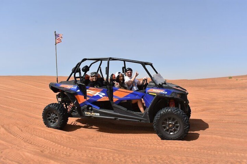 Polaris RZR 1000cc self drive 4 seats Camel Ride and Sandboarding