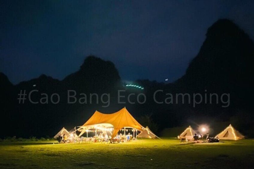 2 Days Camping Tour in Angel Eye Mountain and Ban Gioc Waterfall