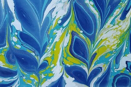 Ebru Marble Art / Technique ancienne de peinture sur marbre sur l'eau