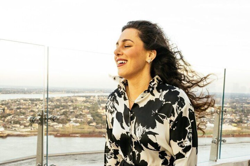 Enjoy the breeze 34 stories high
