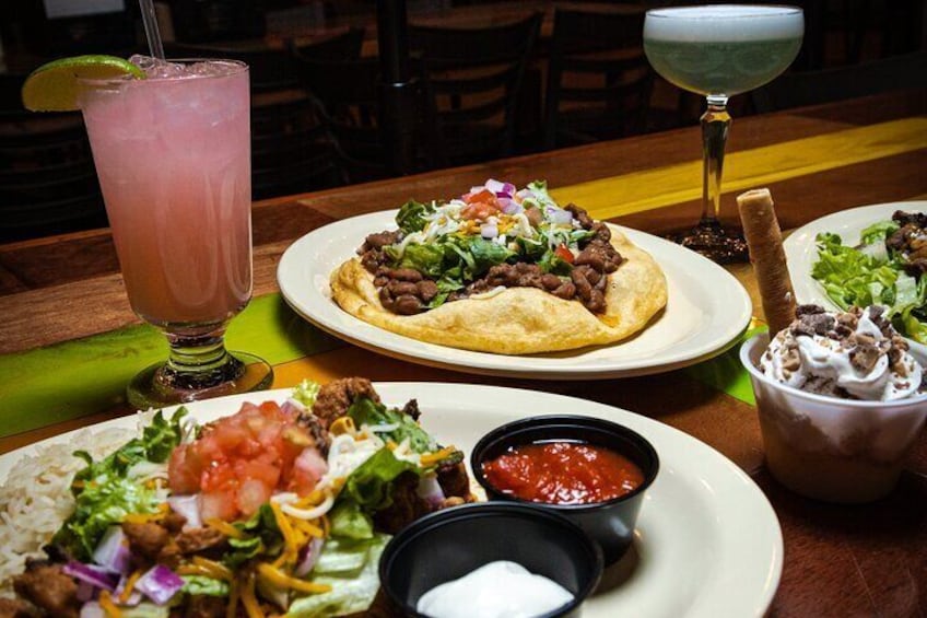 Try our assortment of Toppings with our fresh made Navajo frybread or with rice or as a salad! 