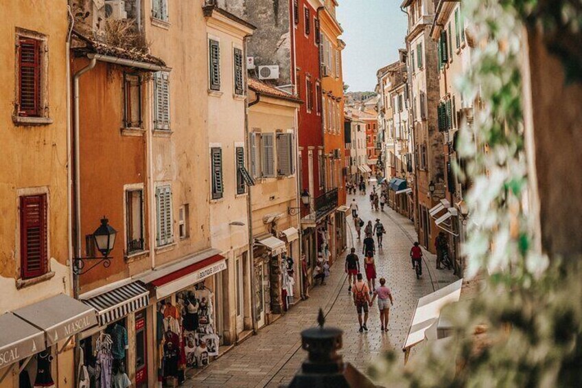 Carera Street in Rovinj